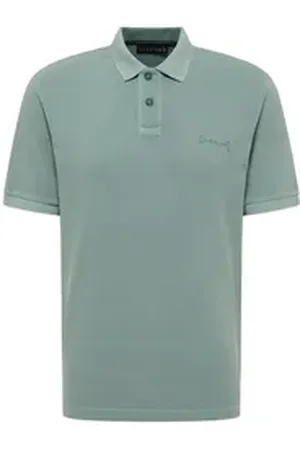ELBSAND Poloshirt Poloshirt Len Kurzarmshirt mit Polokragen (1-tlg., 1) grün XL