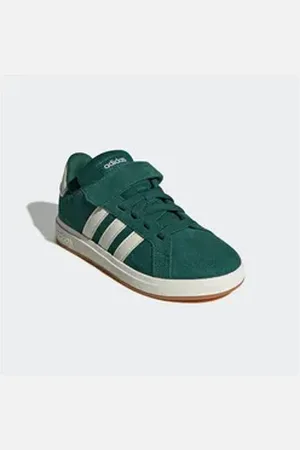 adidas Sportswear GRAND COURT 00S KIDS Klettschuh Design auf den Spuren des Superstar grün 31 EU