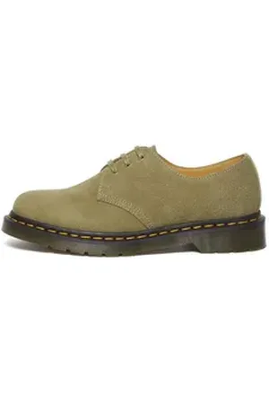 Dr. Martens 1461 Tumbled Nubuck Schnürschuh grün 44 EU