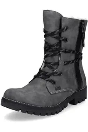 Rieker Damen Schnürboot grau Schnürboots grau 40 EU