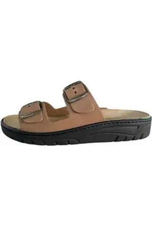 Algemare Herren Pantolette 7041-4874 marone Clog braun 45 EU
