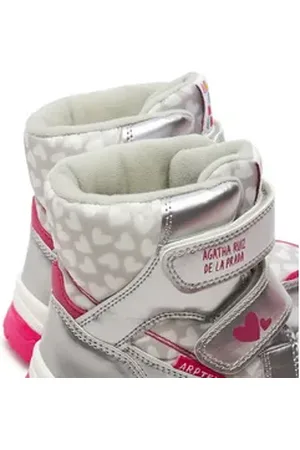 Agatha Ruiz de la Prada Schneeschuhe 241990-B S Silberfarben Schnürschuh silberfarben 25 EU