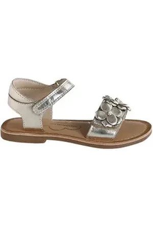 Vertbaudet Festliche Kinder-Sandalen mit Anziehtrick Sandale Anziehtrick gelb 27 EU