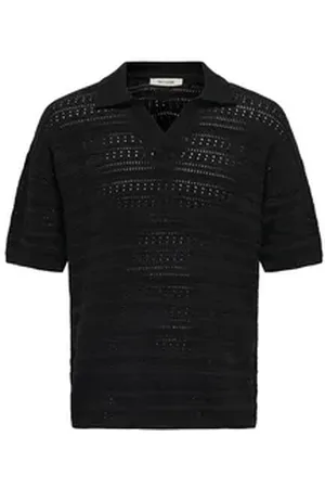 Only & Sons Poloshirt schwarz L