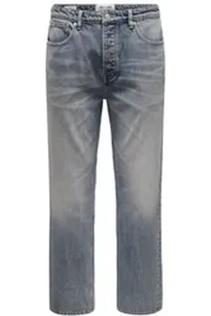 Only & Sons 5-Pocket-Jeans Jeans FADE LOOSE lange Hose (1-tlg) blau 33