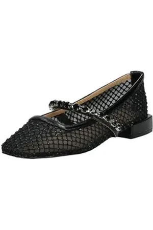 Alma en Pena Ballerinas Textil Riemchenballerina schwarz 39 EU