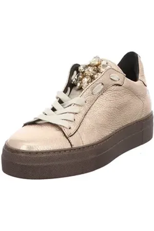 Donna Carolina Schnürschuh Schnürschuh goldfarben|silberfarben
