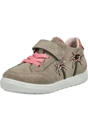 Ricosta Halbschuhe Leder/Synthetik Klettschuh beige 29 EU