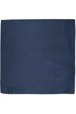 Roy Robson Einstecktuch aus 100% Seide - mit feiner Musterung blau