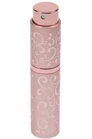 Fantasia Beauty Parfümzerstäuber Taschenzerstäuber, Aluminium, Pink, für 8 ml (1 St), Aluminium, Glaseinsatz, eindrehbarer Zerstäuberkopf, für 8 ml