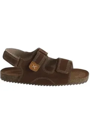 Vertbaudet Kinder Klettsandalen aus Leder Sandale braun 32 EU