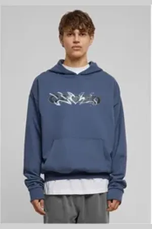MT Upscale Hoodie Cagedchrome Ultra Heavy Oversize Hoodie blau XXL