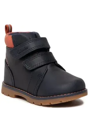 Clarks Schnürschuhe Heath Strap T 261692667 Navy Schnürschuh blau 20,5 EU