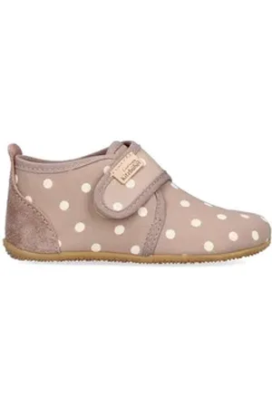 Living Kitzbühel Babyklettschuh Pauli Pünktchen Taupe Slipper 23 EU