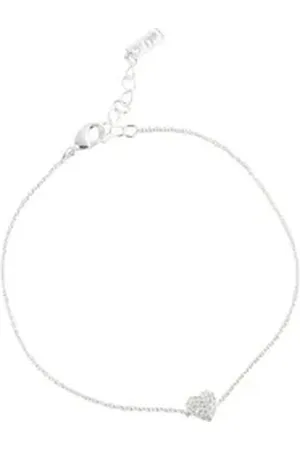 Next Fußkette Fußkette mit Pavé-Herz (1-tlg) silberfarben