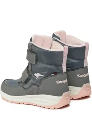 KangaROOS Schneeschuhe K-Pe Nala V Rtx 18939 000 2017 Steel Grey/Frost Pink Schnürschuh grau 28 EU