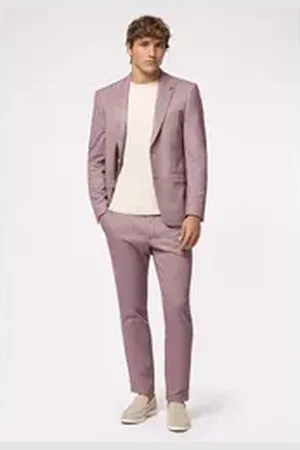 Roy Robson Hosenanzug Slim Fit lila 54