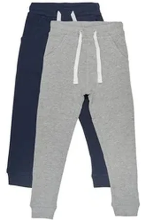Minymo Jogginghose MIBasic 36 Sweat pant (2-pack) - 3936 Klassische Sweatpant mit Schnüre blau 152