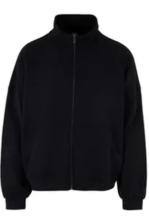 Urban classics Sweatjacke Urban Classic 90S Track Jacke Sweatjacken Herren Baumwolle schwarz S