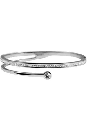 Akzent Armband Amiri Edelstahl, Simili, Steckverschluss, versch. Farben (Einzeln), Damen Armband silberfarben