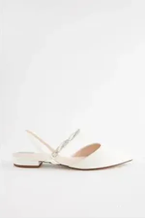 Next Forever Comfort® Brautschuhe Slingbacks Kristalle Slingsandale (1-tlg) weiß 37 EU