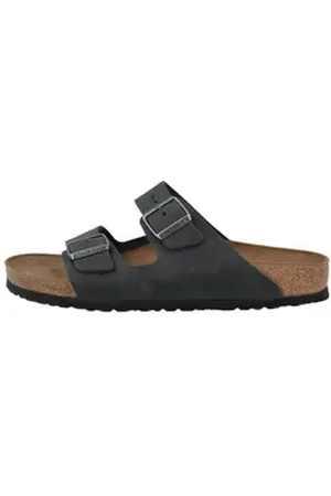 Birkenstock Arizona Fettleder normal Unisex Erwachsene Sandale schwarz 37 EU
