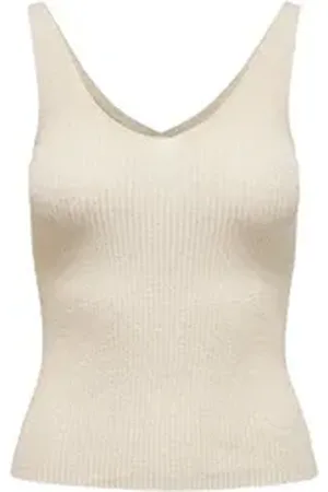 JDY Stricktop weiß XL