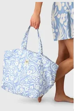 Brunotti Rucksack Tamra Women Bag Floral Swirl Aqua Bluebell