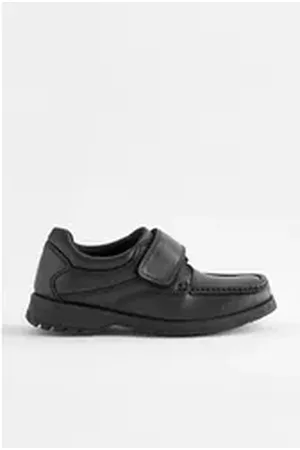 Next Lederschuhe mit Klettverschluss, weite Passform Klettschuh (1-tlg) schwarz 26,5 EU