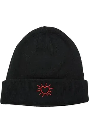 Mister Tee Strickmütze Glowing Heart Beanie schwarz