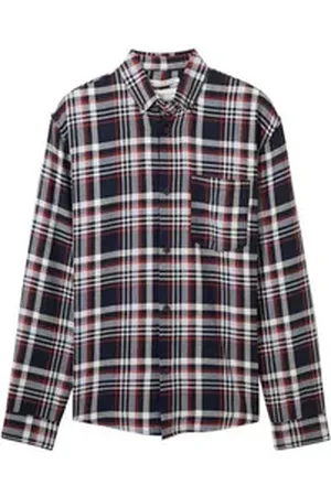 TOM TAILOR Denim Langarmhemd blau S