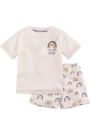 hessnatur Pyjama Regular aus reiner Bio-Baumwolle (2 tlg) beige 134/140