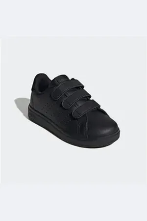 adidas Sportswear ADVANTAGE BASE 2.0 KIDS Klettschuh Design auf den Spuren des Stan Smith schwarz 34 EU