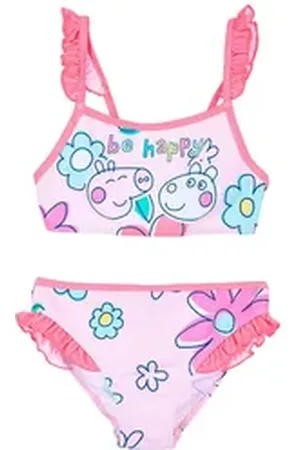 Peppa Pig Badeanzug Mädchen Bikini Bade-Set Kinder Bademode rosa 116