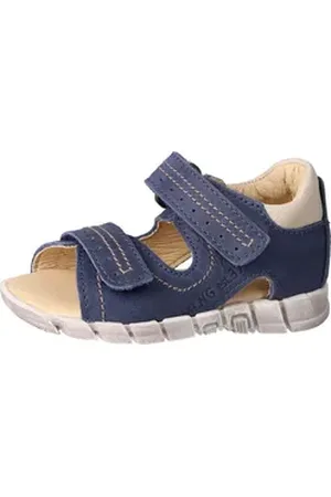 Däumling Unisex Kinder Lauflern Morin Miniletten Sandale blau 25,0