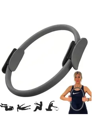 Bennett Winch Pilates-Ring PRO Preissieger, Premiumring für Ganzkörpertraining sowie Beine+Po (1-tlg), Ideal für jedes Geschlecht, jedes Alter und jedes Trainingslevel grau