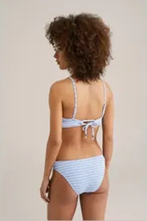 WE Fashion Bügel-Bikini-Top blau 40