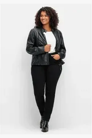 Sheego Stretch-Jeans Große Größen Skinny mit Bodyforming-Effekt schwarz 80