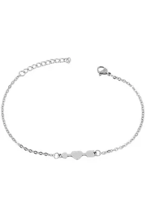 Akzent Armband Nairi Edelstahl Armband, 17 + 3 cm (Einzeln) silberfarben