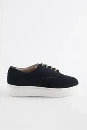Next Schnürschuhe aus Leder Schnürschuh (1-tlg) blau 20,5 EU