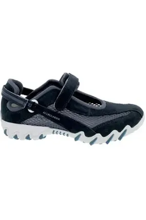 Allrounder By Mephisto Niro, Klettverschluss, C. Suede 55/ Open Mesh 97, Ocean/ St Klettschuh blau 39 EU
