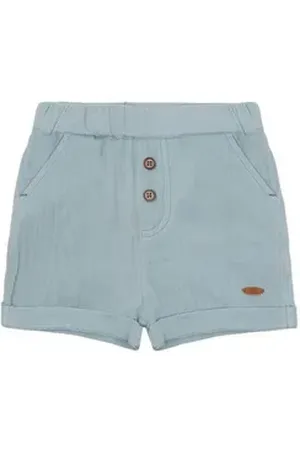 Hust & Claire Shorts Herluf (1-tlg) Shorts Herluf aus Musselin – Baby Blue blau 68
