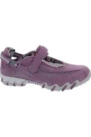 Allrounder By Mephisto Niro Sneaker, Klettverschluss, Mauve Shadow, C. Suede 98 / Klettschuh 37 EU
