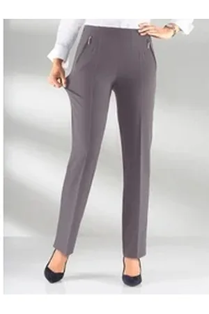 ADELINA Jerseyhose Schlupfhose Innenbeinlänge ca. 67 cm grau Innenbeinlänge ca. 67 cm | 54