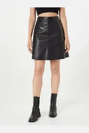 SELECTED FEMME A-Linien-Rock New Ibi (1-tlg) Plain/ohne Details schwarz 42
