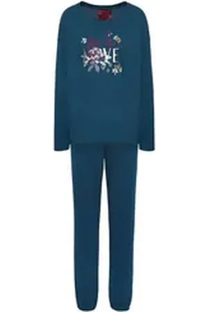 Triumph Pyjama blau|bunt 36