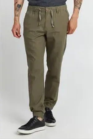 Blend Leinenhose BHLennik grün XXXL