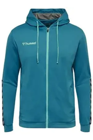 Hummel Sweatjacke Authentic Poly Kapuzenjacke F8745 Polyester grün M