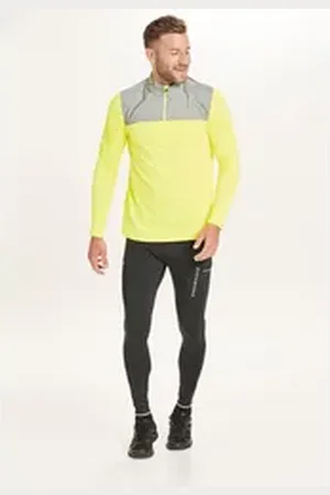 Endurance Funktionsshirt Susat (1-tlg) mit extra starken Reflektoren gelb|grau XL