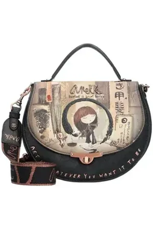 Anekke Henkeltasche Shoen Black, Polyurethan bunt